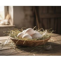 Natti “Country” Natural White Eggs